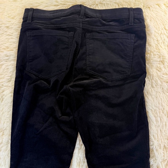 LOFT Women's Size 6P Black Corduroy Skinny Ankle Pants Modern Fit Soft Casual - Picture 2 of 13